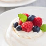 Coconut Whip Cream and Berries