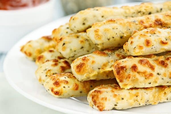 Low Carb Cauliflower Breadsticks