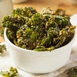 Low Carb Kale Chips -Garlic Parmesan