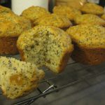 Ketogenic lemon poppyseed muffins