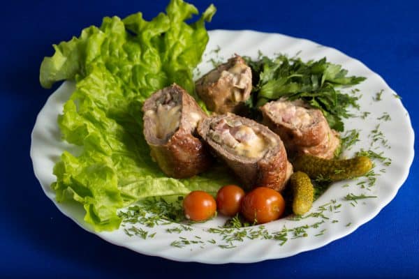 Spinach and Cheese Stuffed Meatloaf