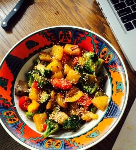 Low Carb Spicy Broccoli Jicama Salad