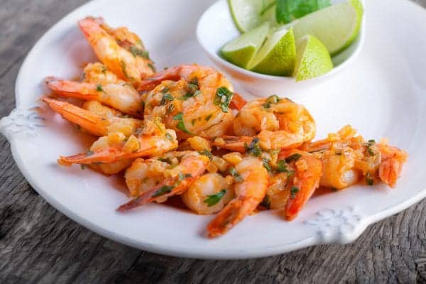 Low Carb Cilantro Lime Shrimp