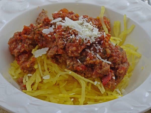 Keto Lasagna Stuffed Spaghetti Squash