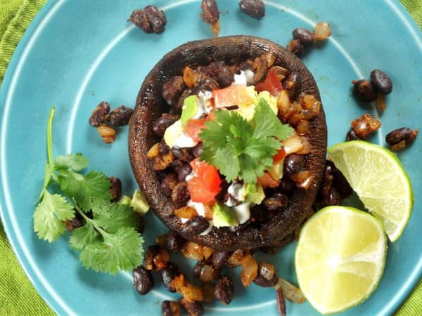 enchilada stuffed portobello mushrooms